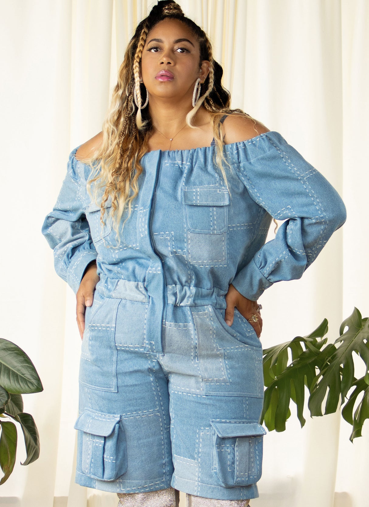 Patron Know Me n°2141 – Combinaison off-shoulder deux longueurs