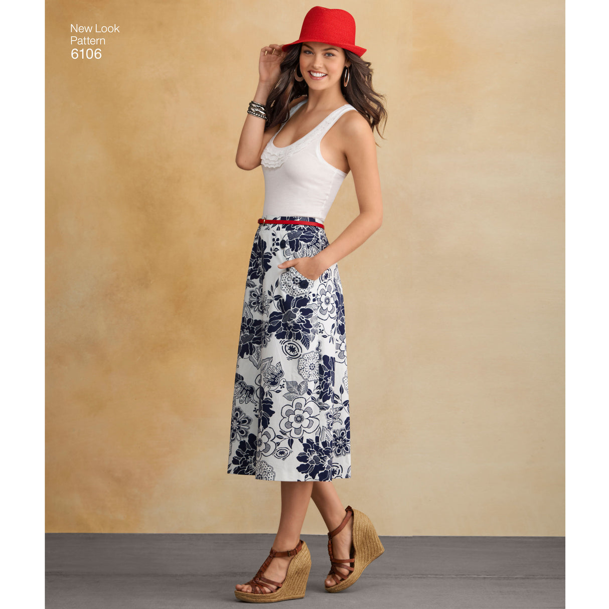 Patron New Look n°6106 - Jupe femme