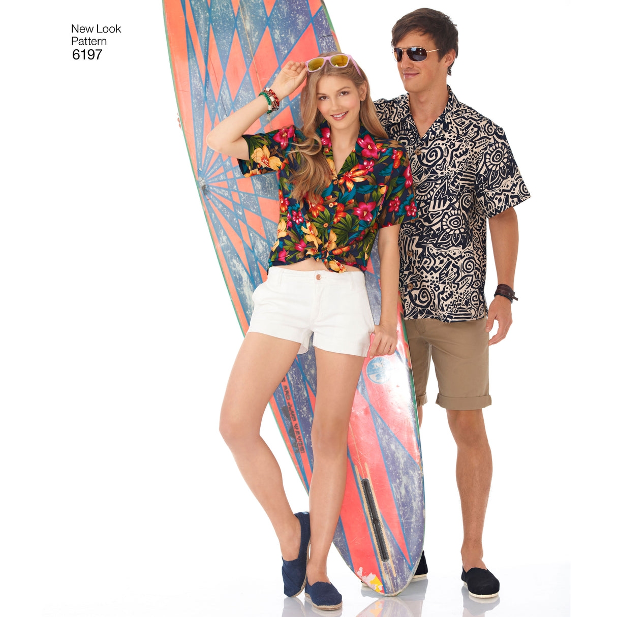 Patron New Look n°6197 - Chemise mixte