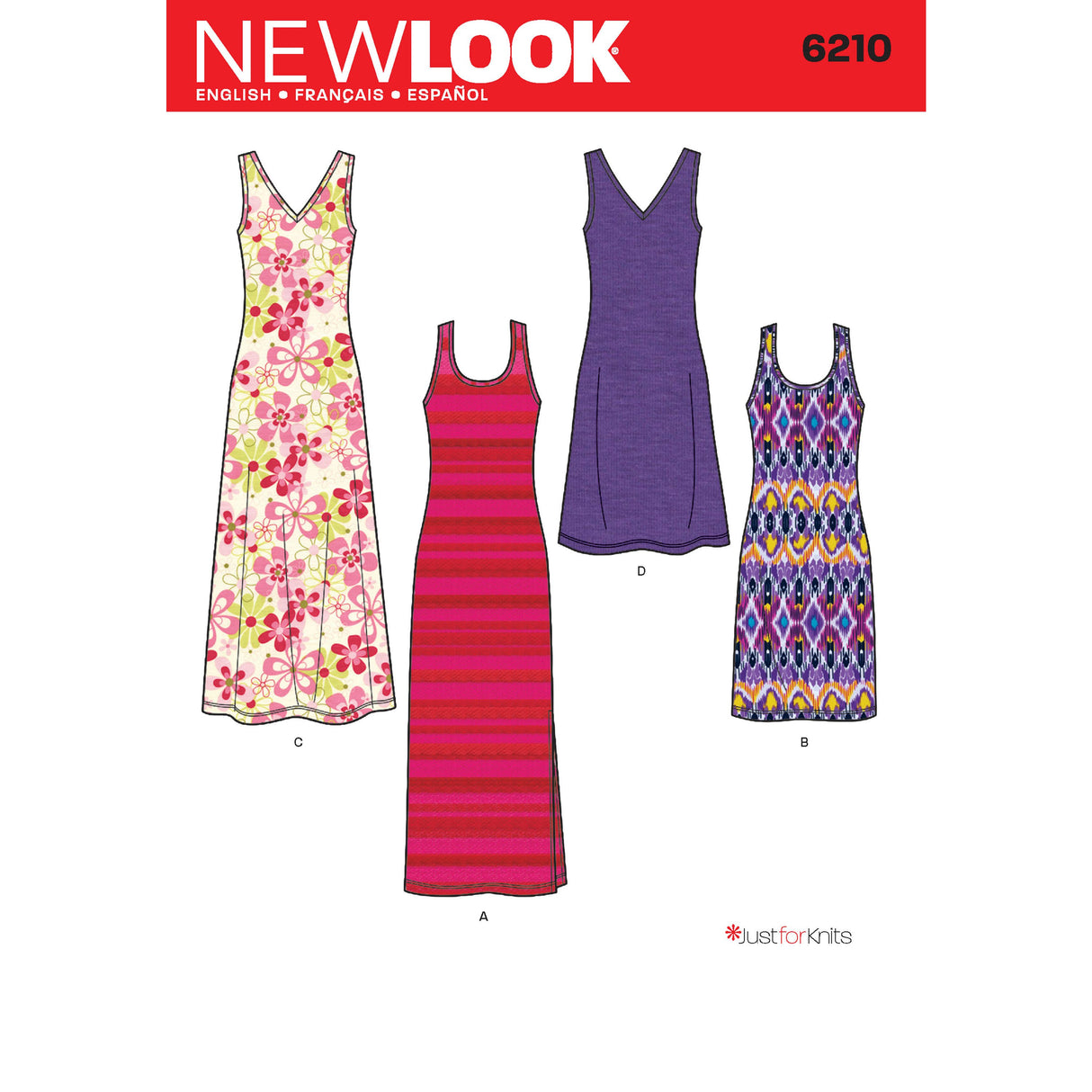 Patron New Look n°6210 - Robe estivale femme