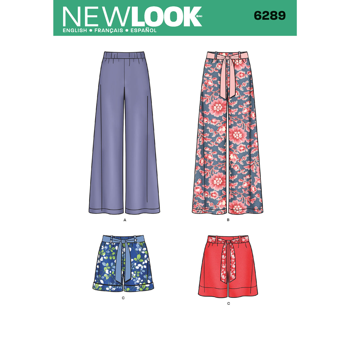 Patron New Look n°6289 – Pantalon et short à enfiler