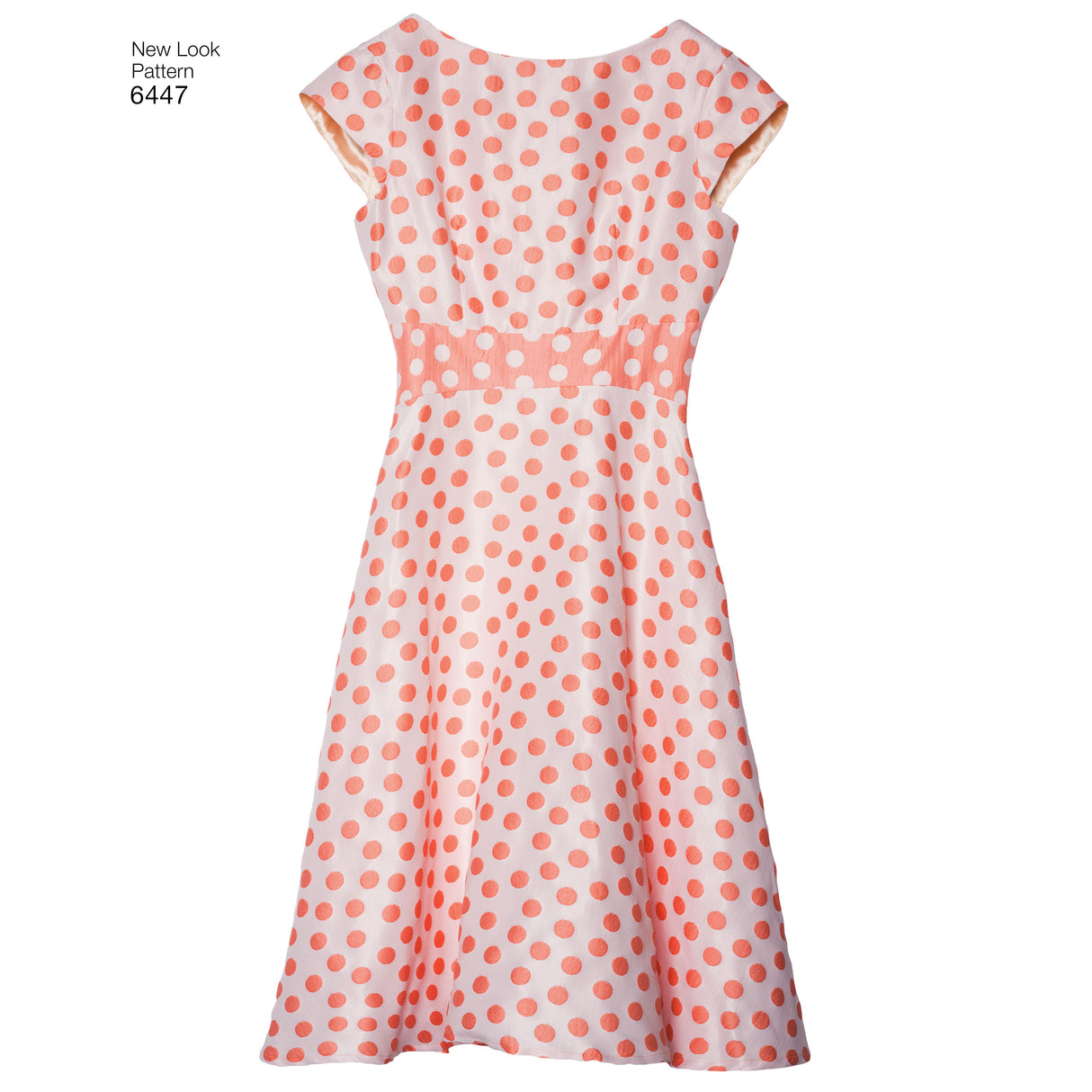 Patron New Look n°6447 – Robe cintrée pour femme