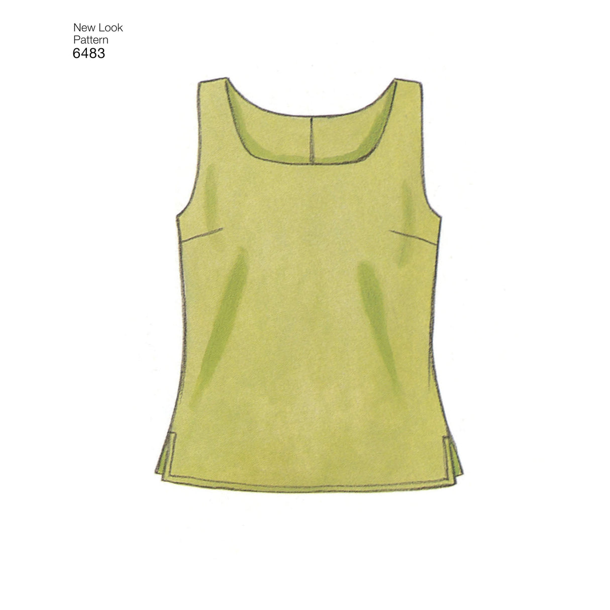 Patron New Look n°6483 – Top basique pour femme
