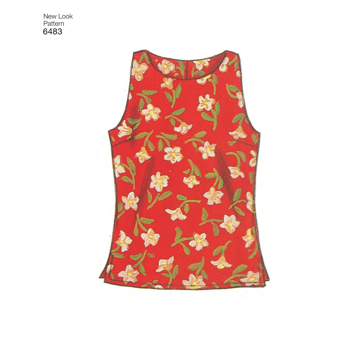 Patron New Look n°6483 – Top basique pour femme