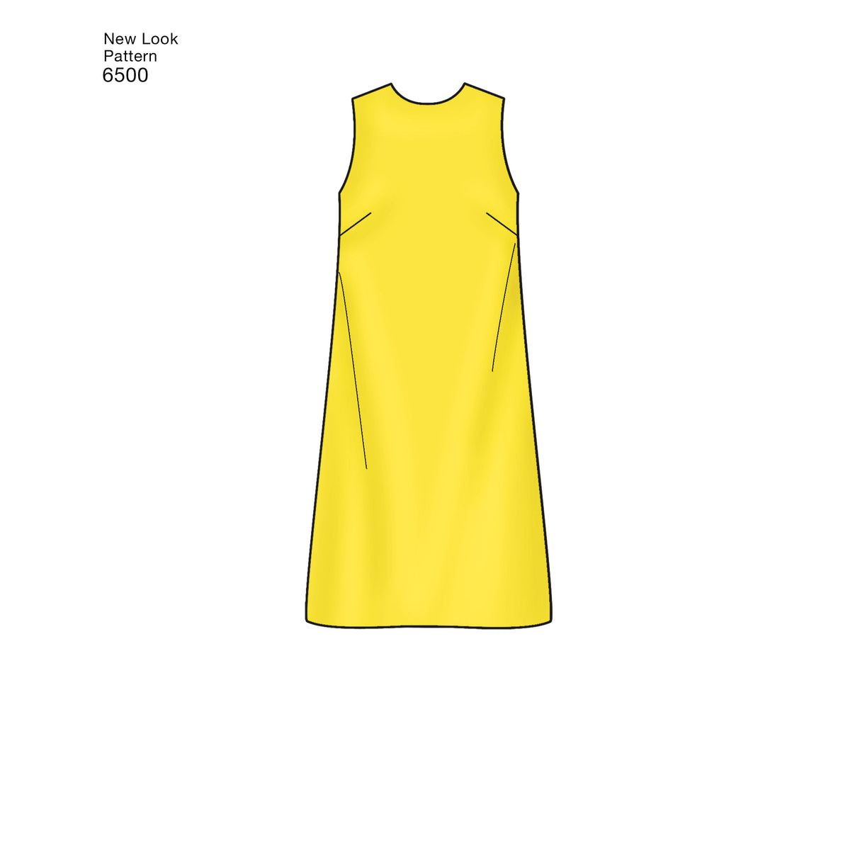 Patron New Look n°6500 – Robe trapèze pour femme
