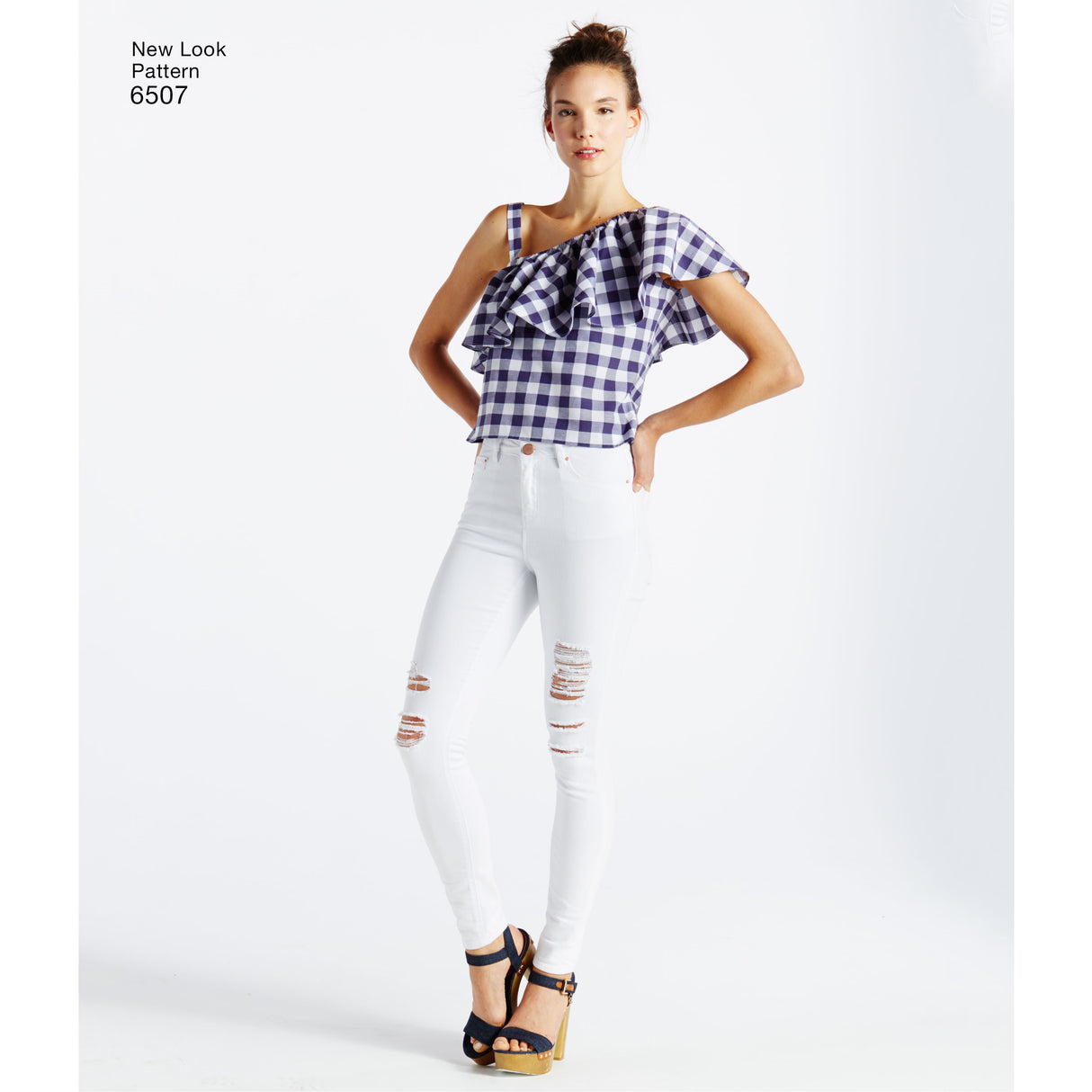 Patron New Look n°6507 – Robe à volants pour femme