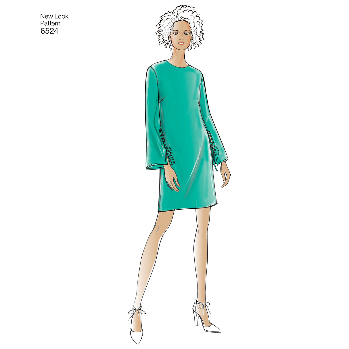 Patron New Look n°6524 – Robe droite pour femme