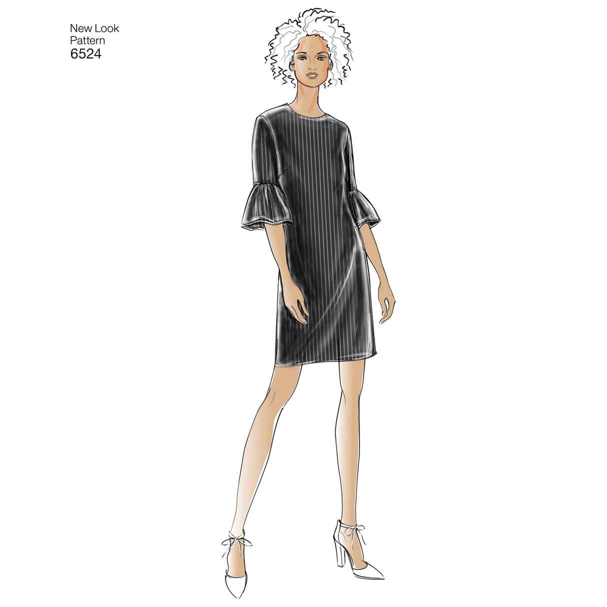 Patron New Look n°6524 – Robe droite pour femme