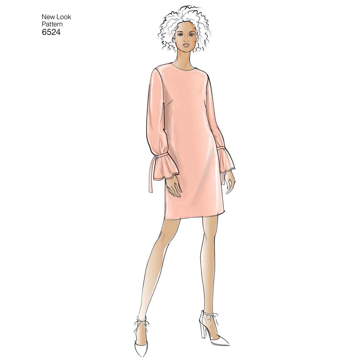 Patron New Look n°6524 – Robe droite pour femme