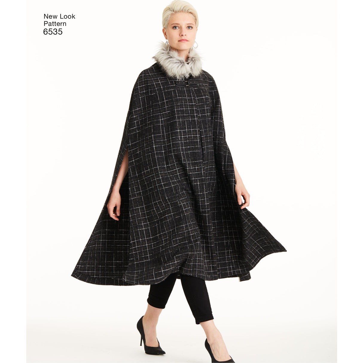 Patron New Look n°6535 – Capes et manteaux col montant