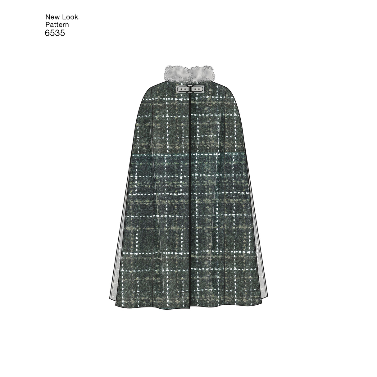 Patron New Look n°6535 – Capes et manteaux col montant