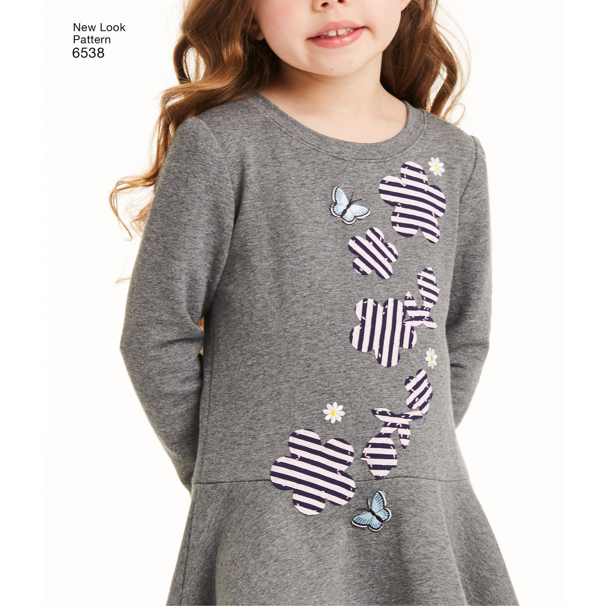 Patron New Look n°6538 – Ensemble robe et legging pour fille