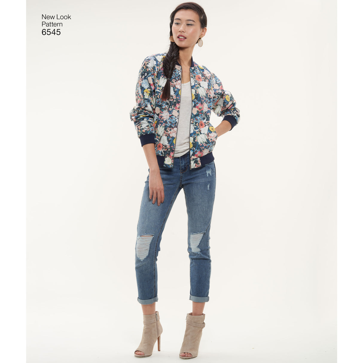 Patron New Look n°6545 - Veste casual zippée