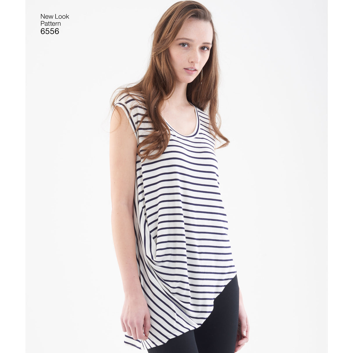 Patron New Look n°6556 – T-shirt asymétrique pour femme