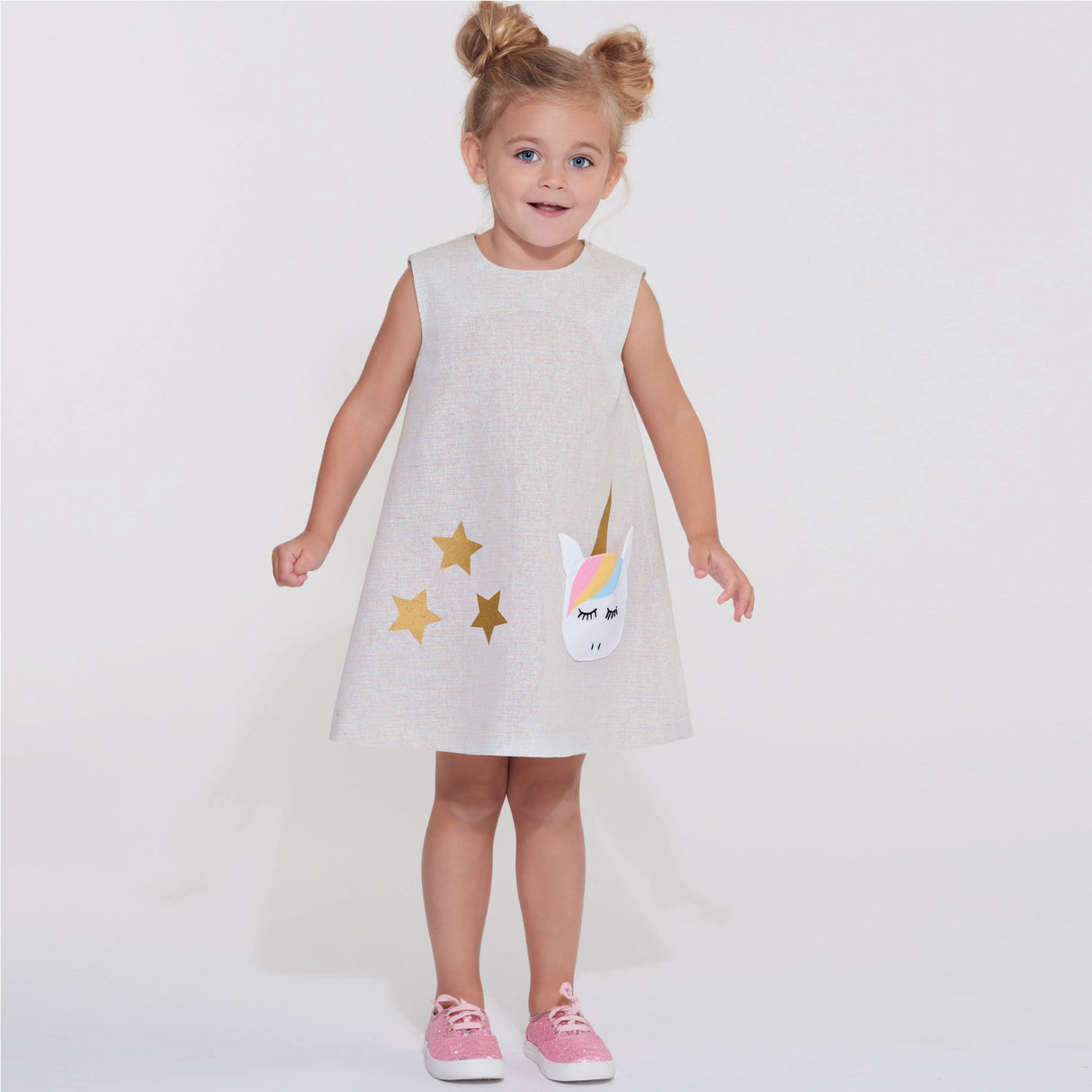 Patron New Look n°6611 - Robe trapèze pour fillette