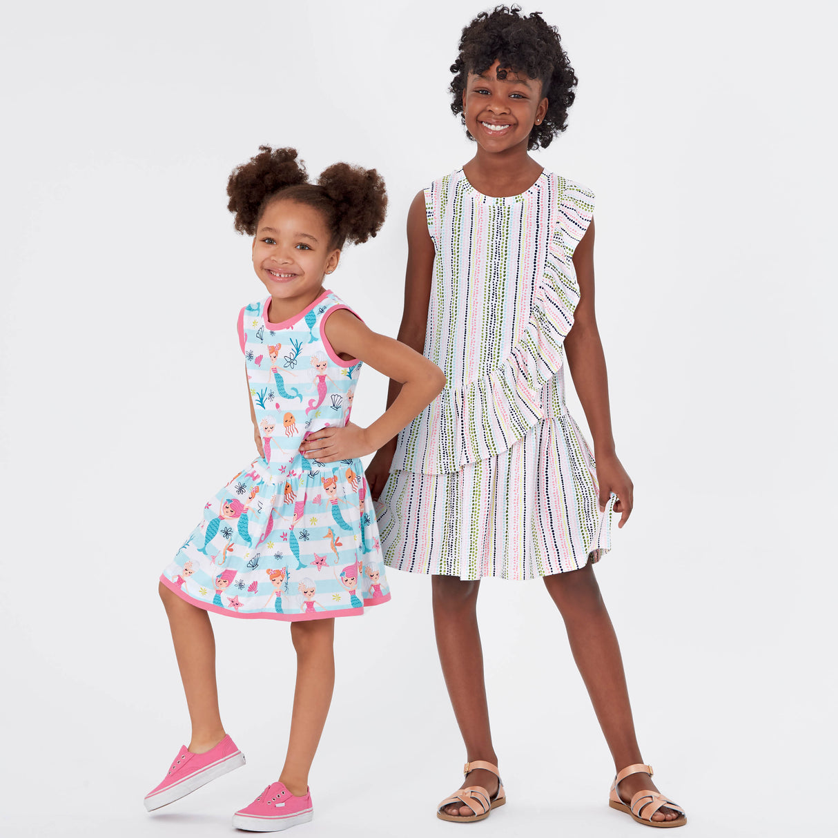 Patron New Look n°6630 - Robe sans manches à volants