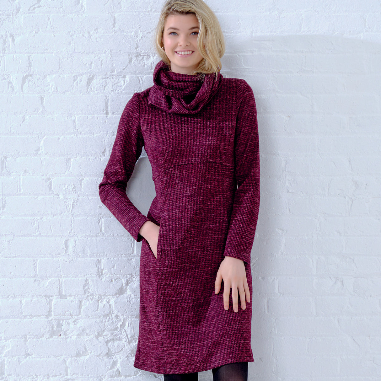 Patron New Look n°6632 - Robe pull avec variations de manches et col bénitier