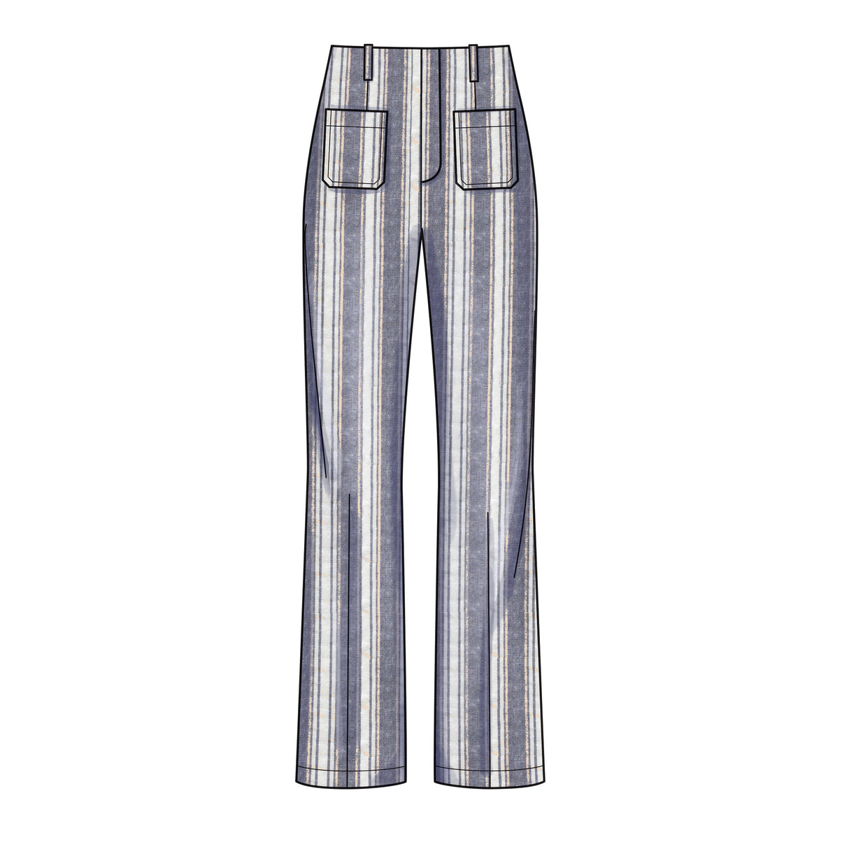 Patron New Look n°6660 - Pantalon évasé pour femme