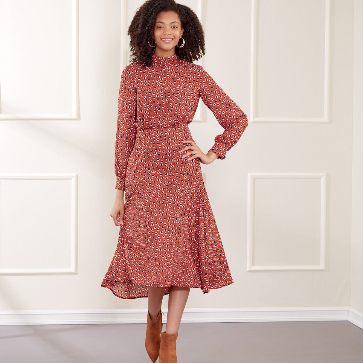 Patron New Look n°6682 - Robe fluide cintrée pour femme