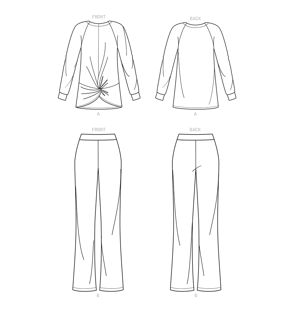 Patron New Look n°6689 - Ensemble Tunique et Legging