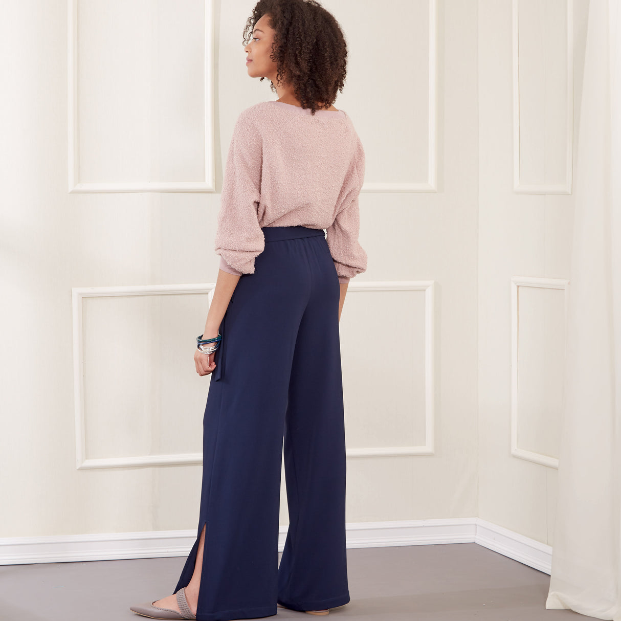 Patron New Look n°6691 - Pantalon fluide à poches pour femme