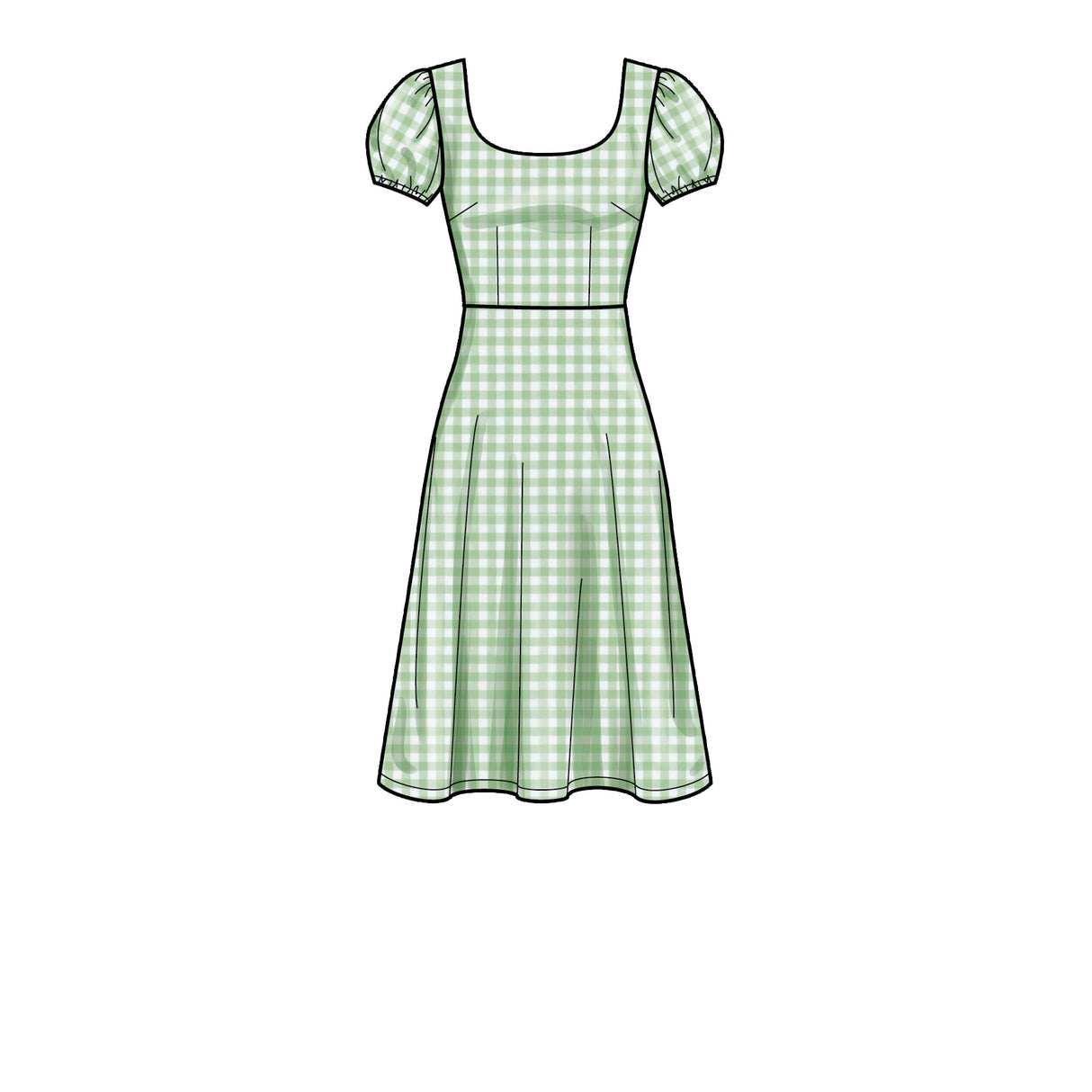 Patron New Look n°6693 - Robe cintrée avec variations de manches