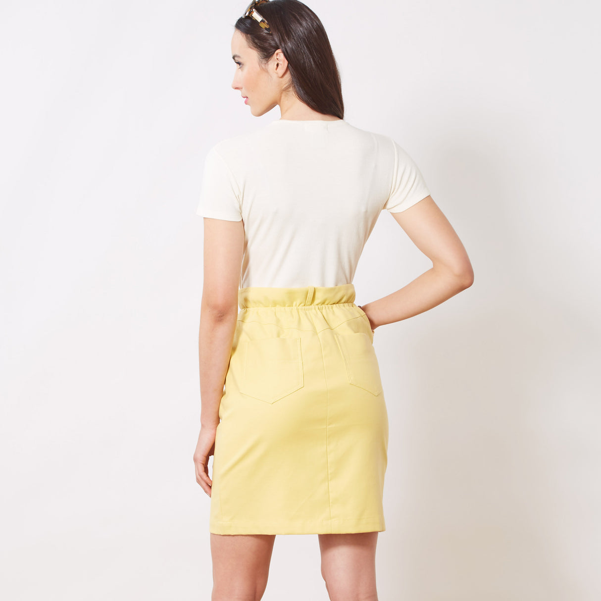 Patron New Look n°6703 - Jupe style jean avec poches
