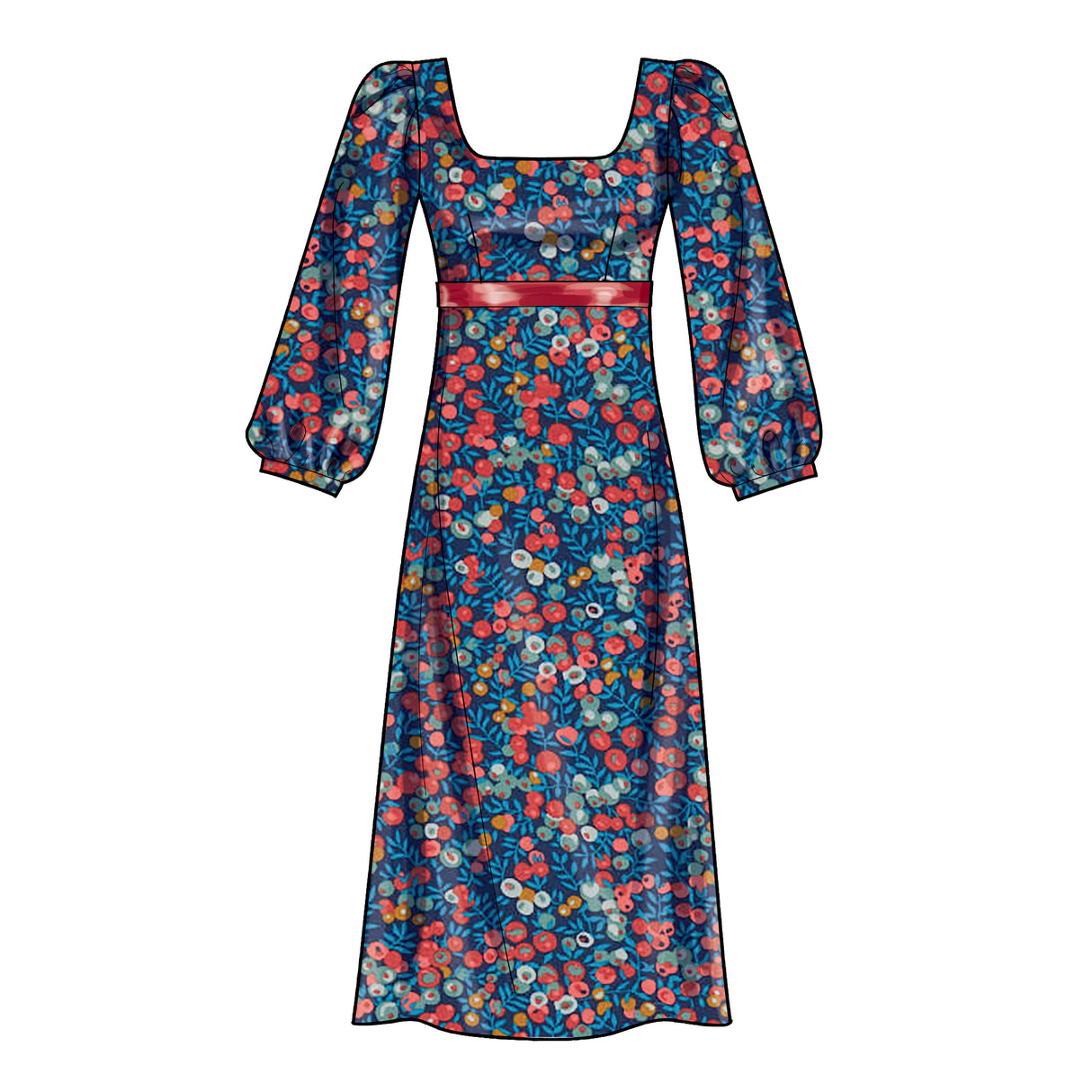 Patron New Look n°6705 - Robe taille empire