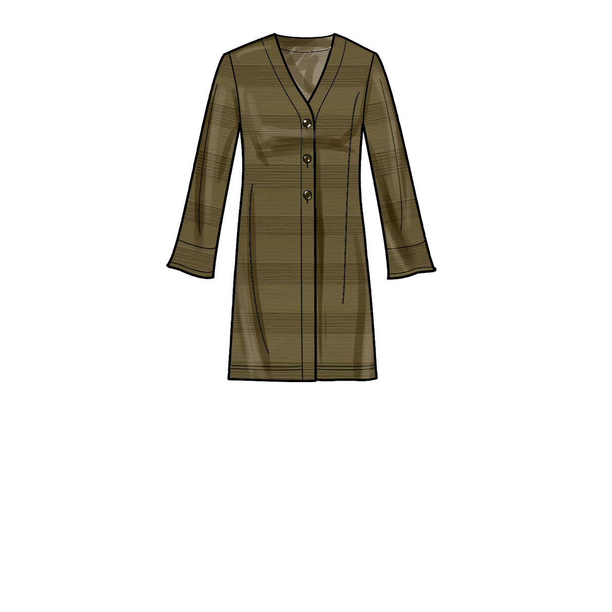 Patron New Look n°6711 - Ensemble cardigan et pantalon évasé