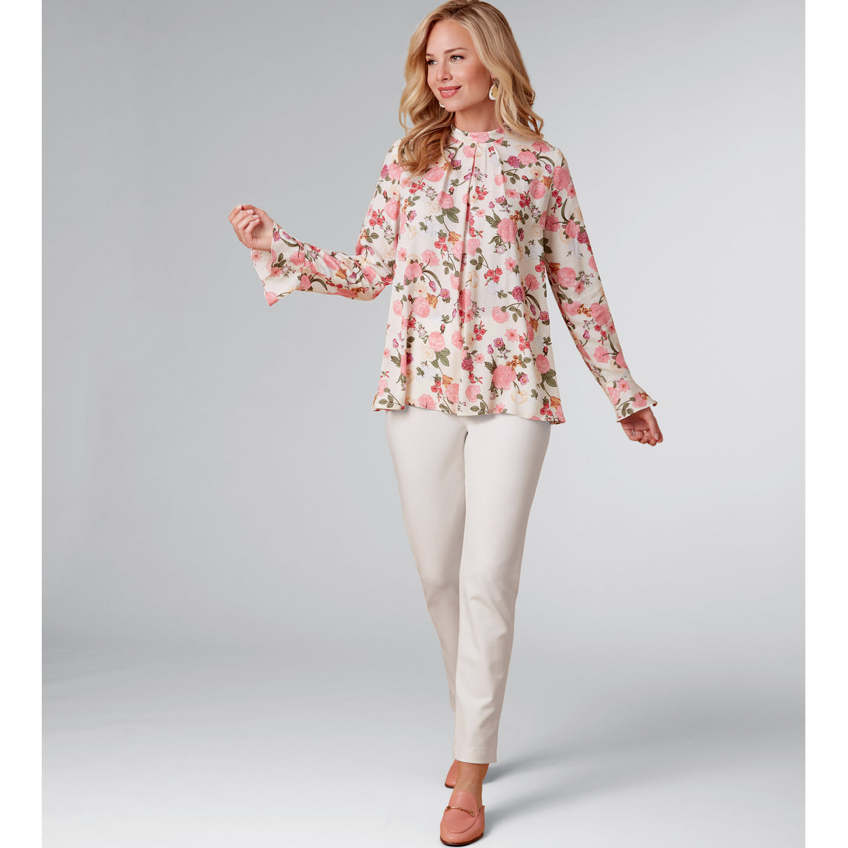 Patron New Look n°6712 - Ensemble top plissé et pantalon ajusté