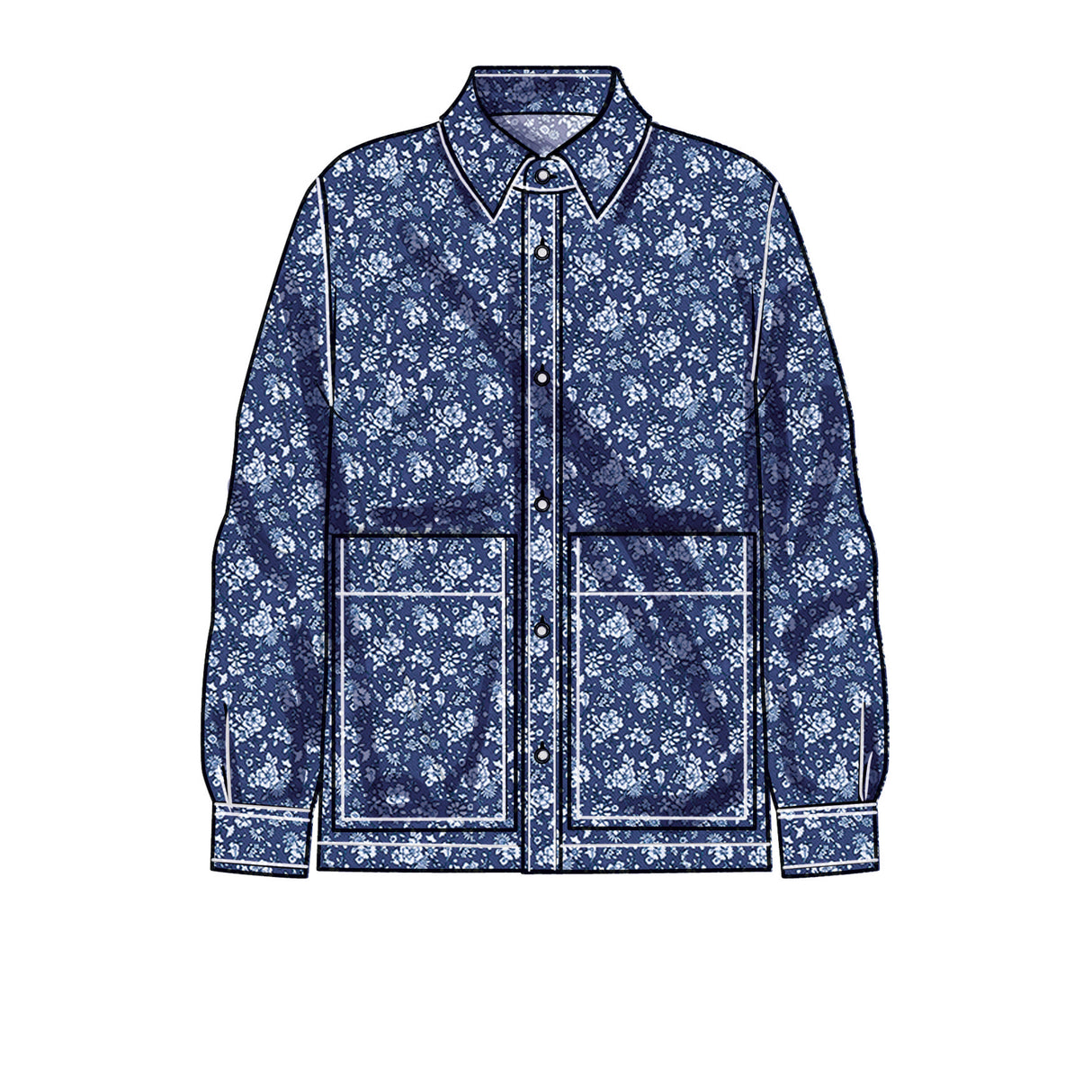 Patron New Look n°6724 - Surchemise mixte