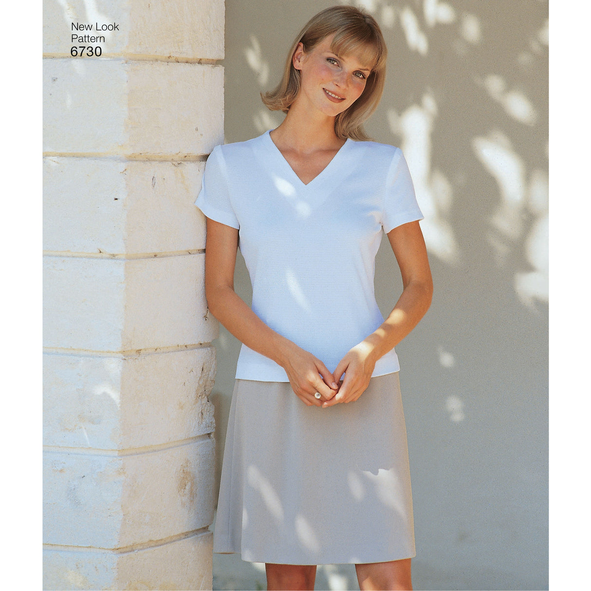 Patron New Look n°6730 - Ensemble jupe, pantalon et t-shirt pour femme