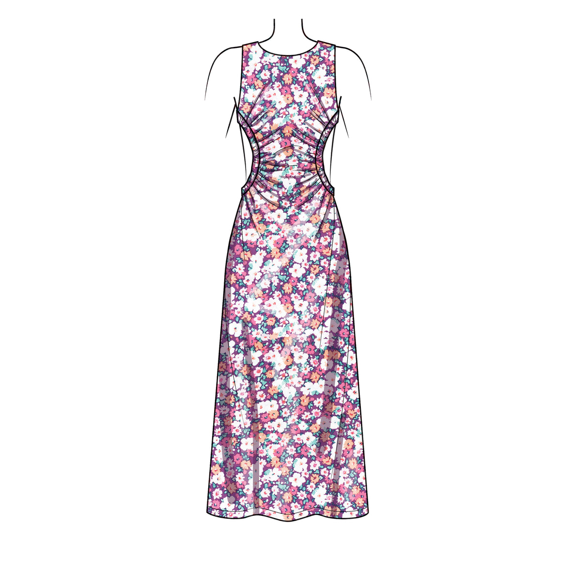 Patron New Look n°6731 - Robe à découpes élégante