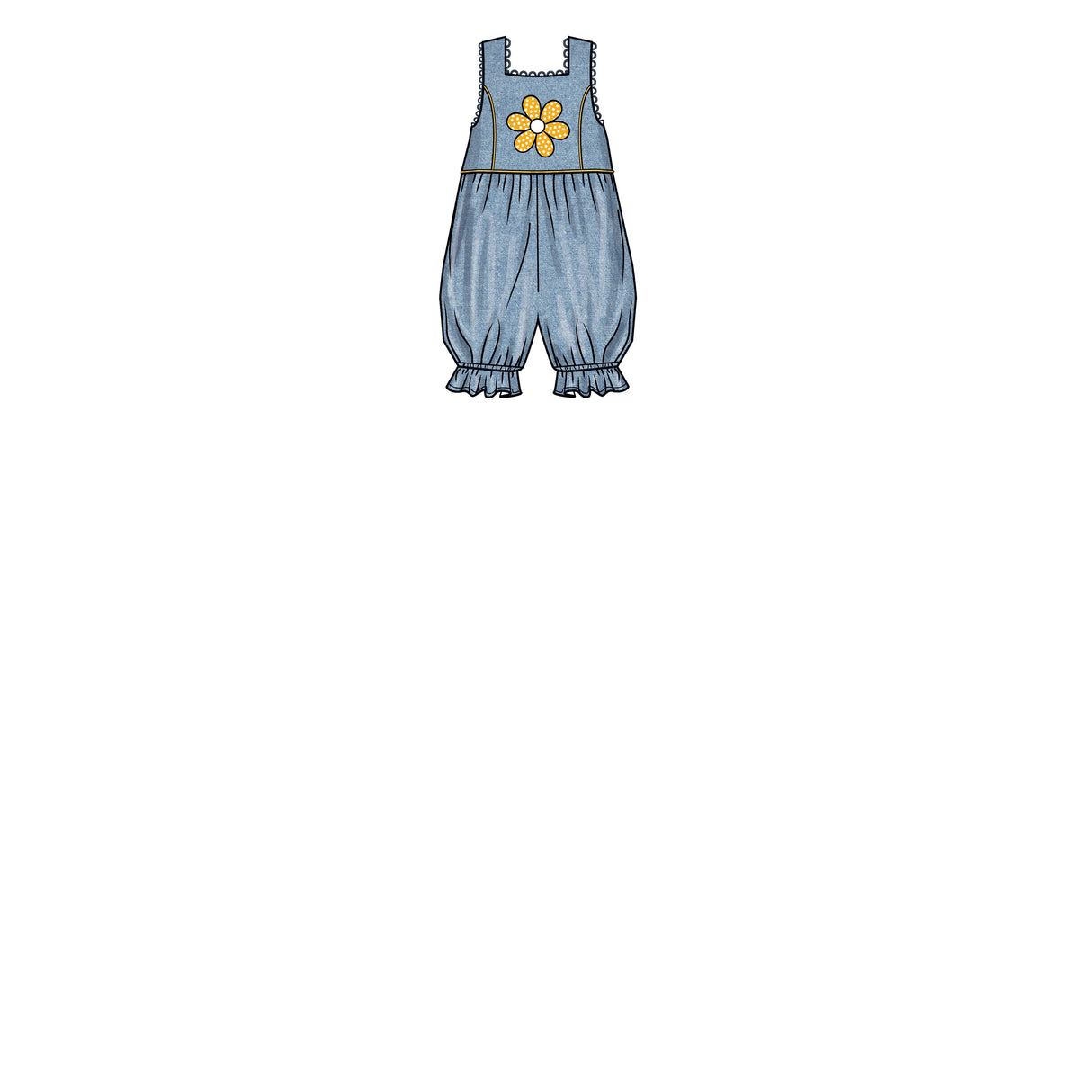 Patron New Look n°6738 - Barboteuses et robe pour bébés