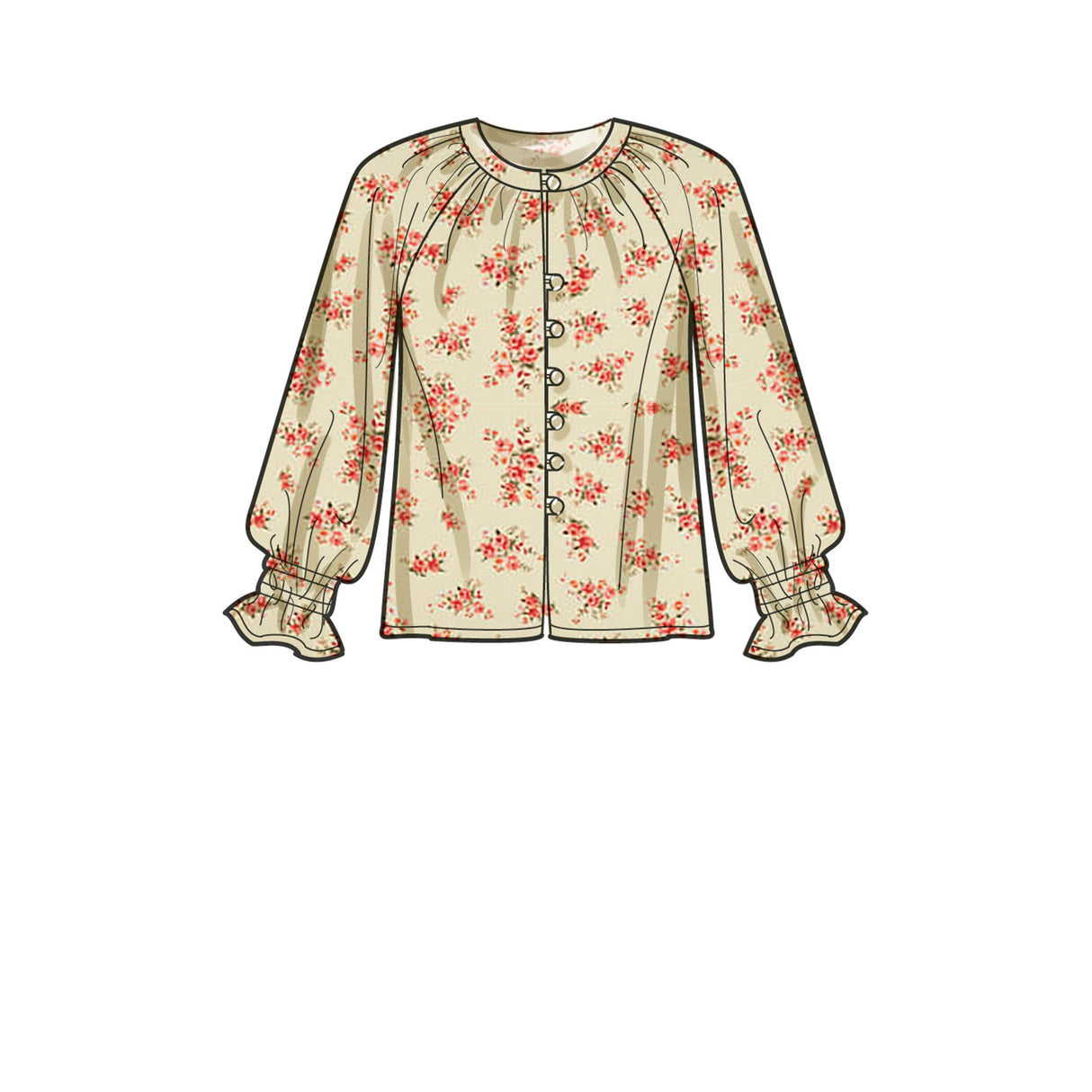Patron New Look n°6743 – Top avec variantes