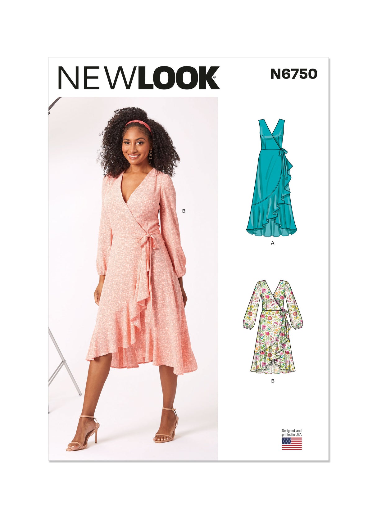 Patron New Look n°6750 – Robe portefeuille avec variations