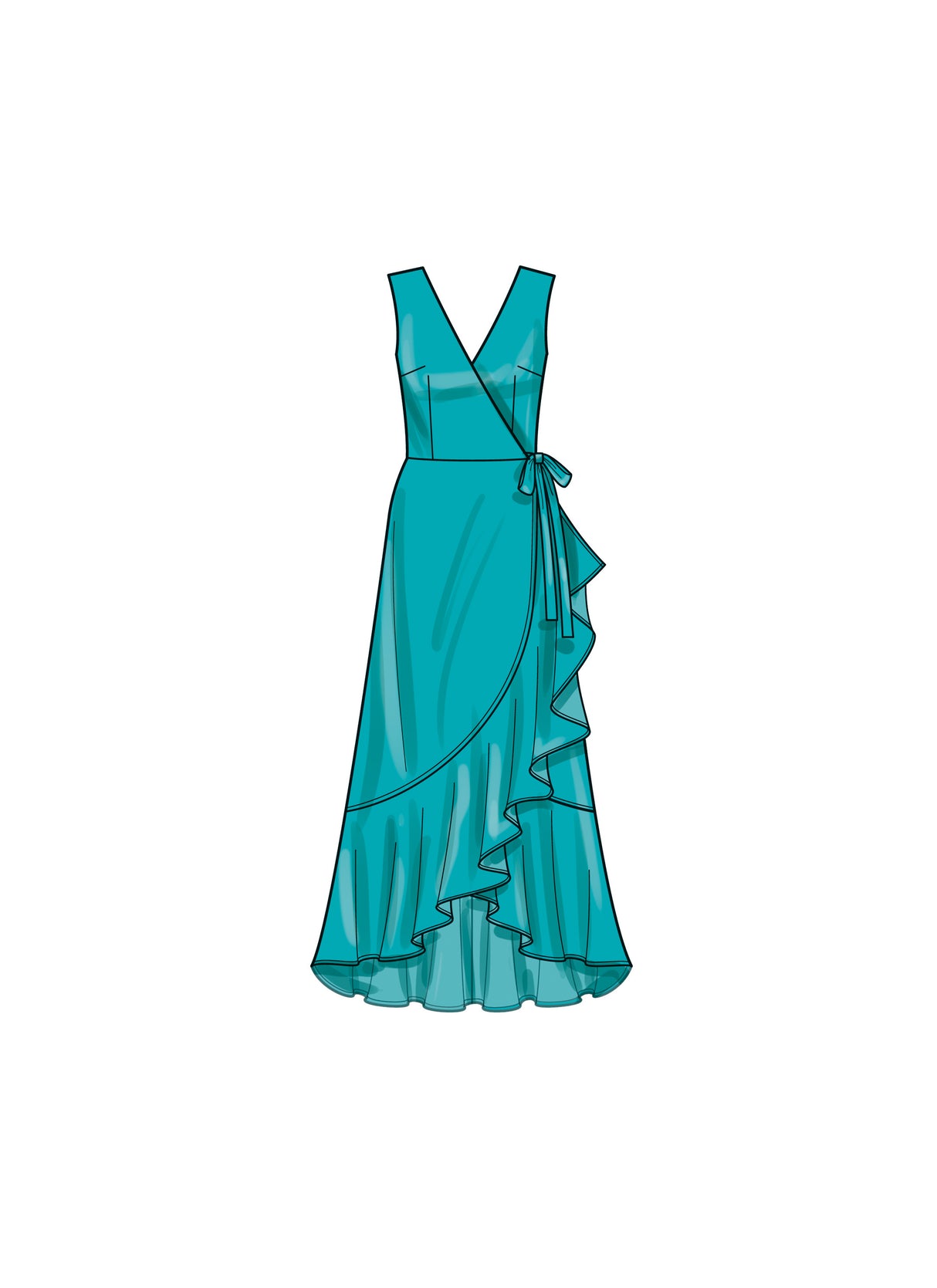 Patron New Look n°6750 – Robe portefeuille avec variations
