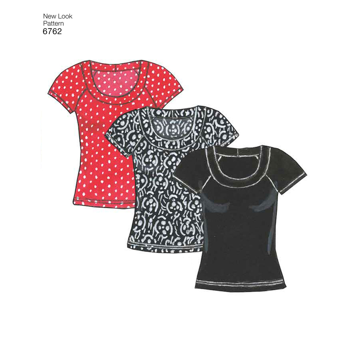 Patron New Look n°6762 – Ensemble jupe, pantalon, veste et t-shirt