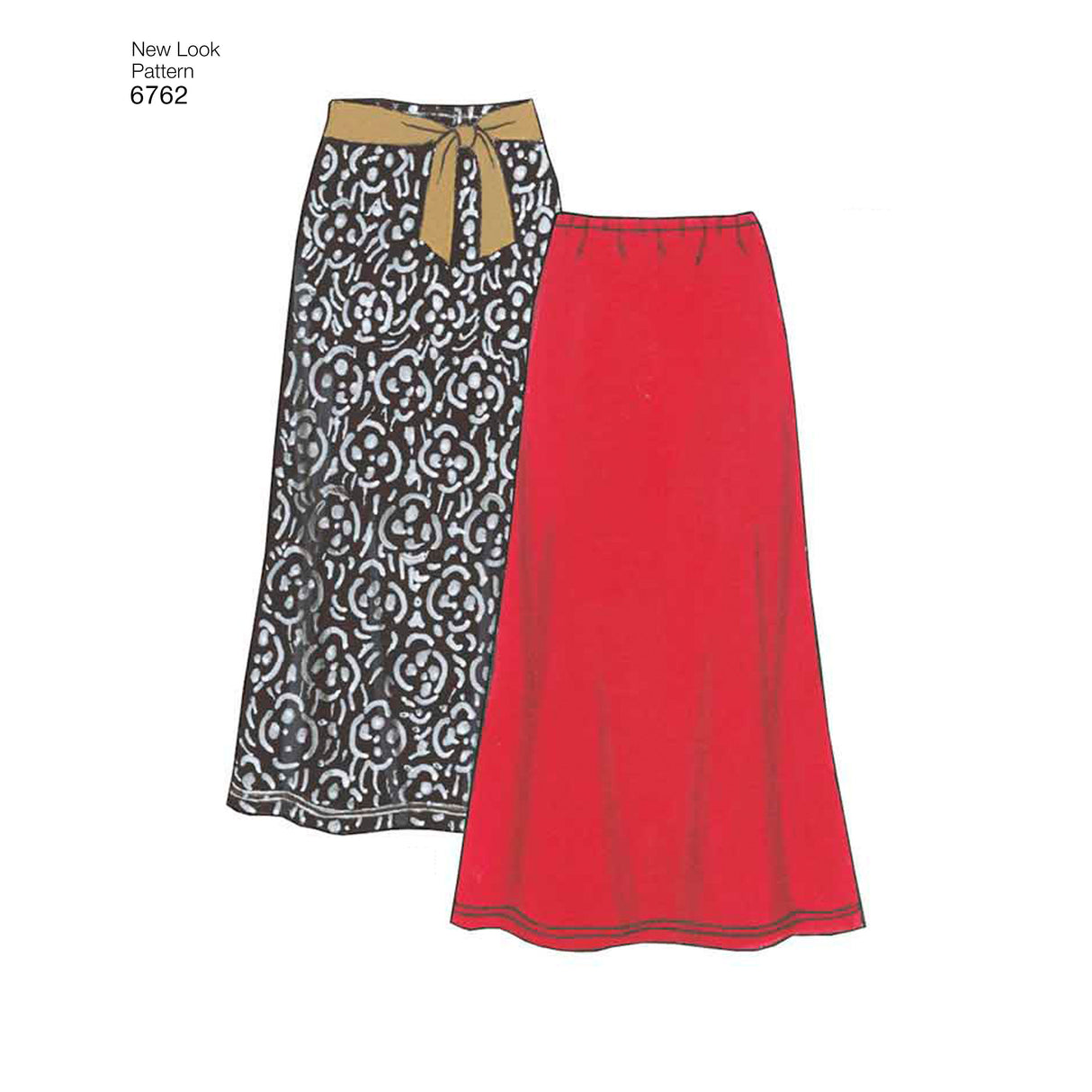 Patron New Look n°6762 – Ensemble jupe, pantalon, veste et t-shirt