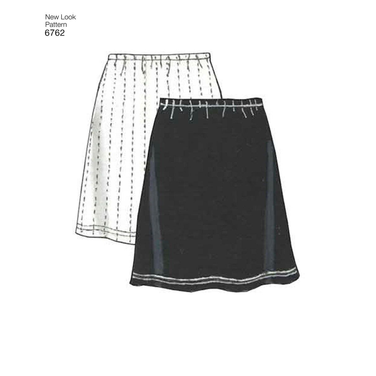 Patron New Look n°6762 – Ensemble jupe, pantalon, veste et t-shirt