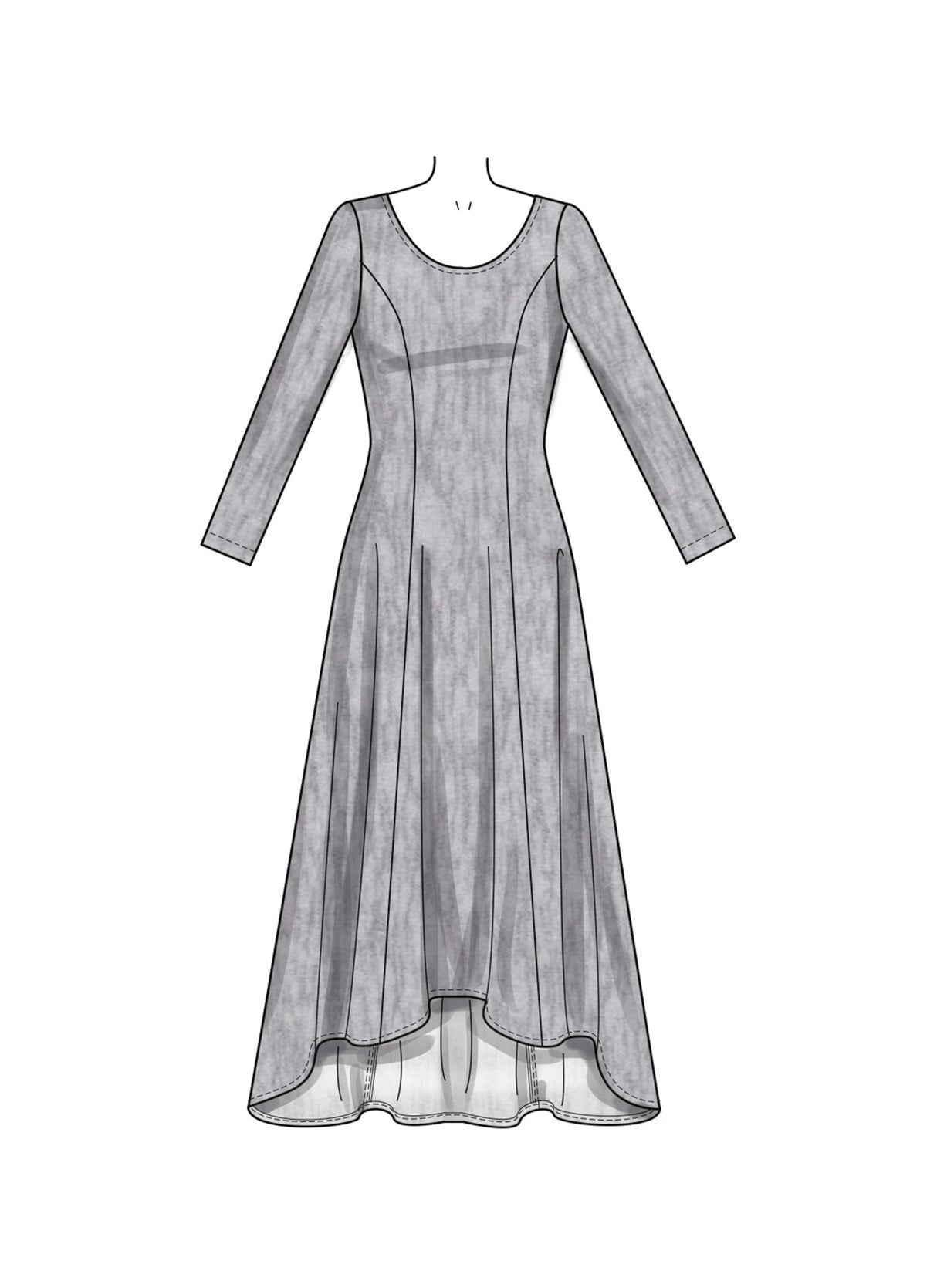Patron New Look n°6765 – Robe en tricot