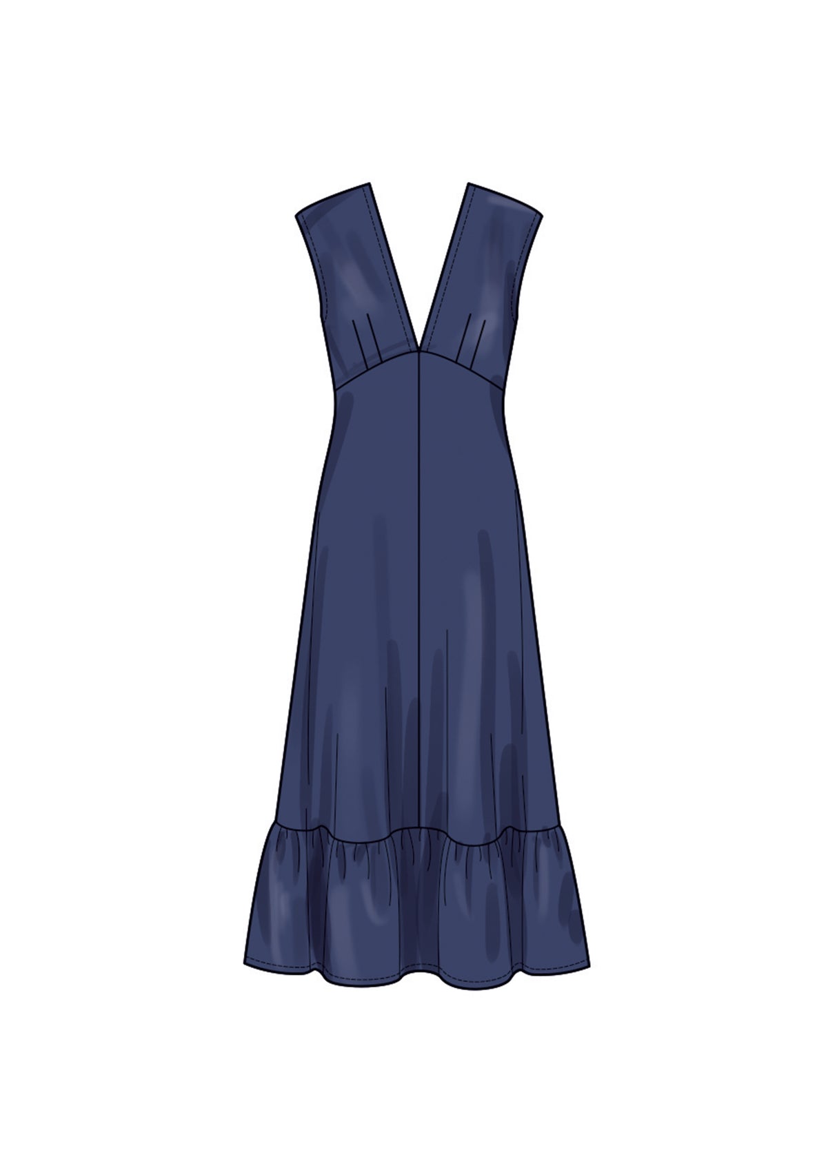 Patron New Look n°6766 – Robe ample à variations