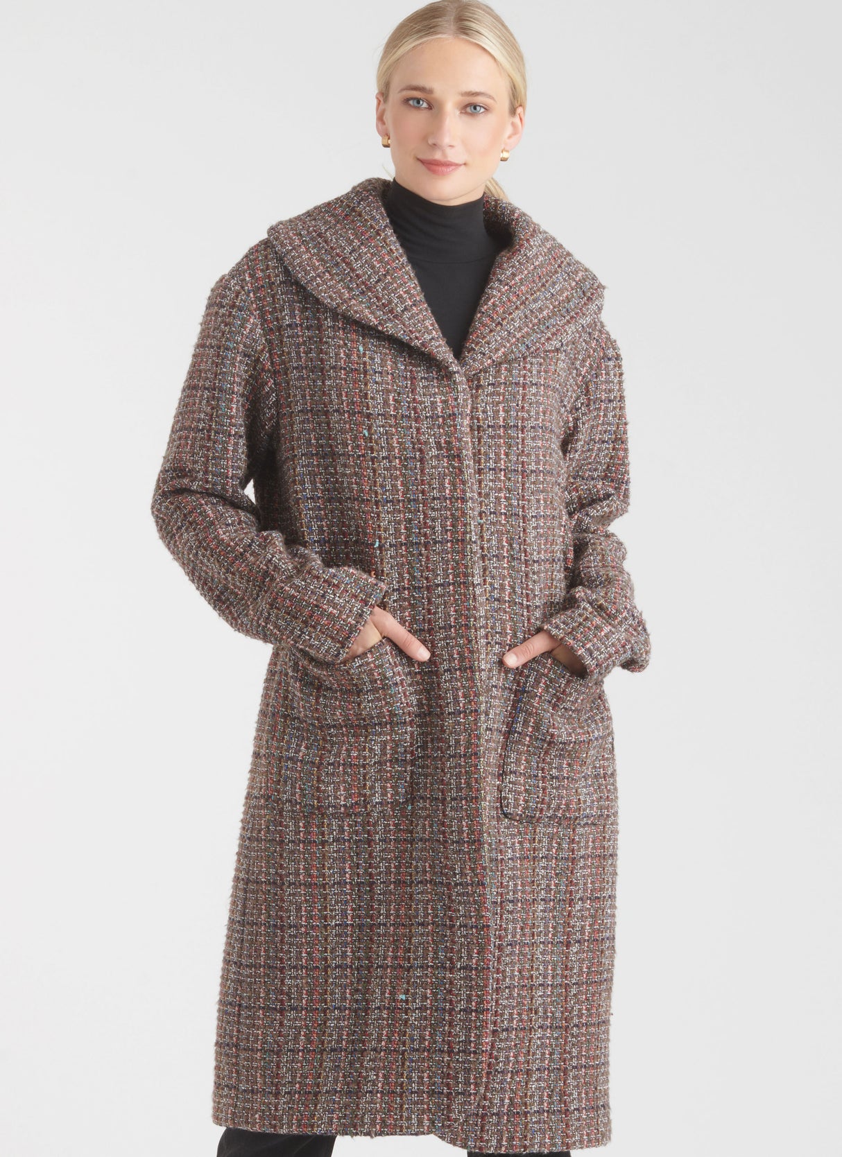 Patron New Look n°6767 – Manteau ample avec col châle
