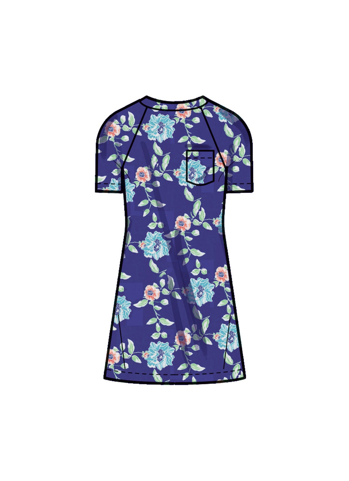 Patron New Look n°6773 - Robe en tricot pour enfants