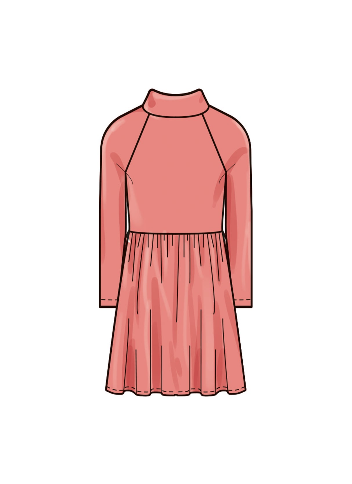Patron New Look n°6773 - Robe en tricot pour enfants