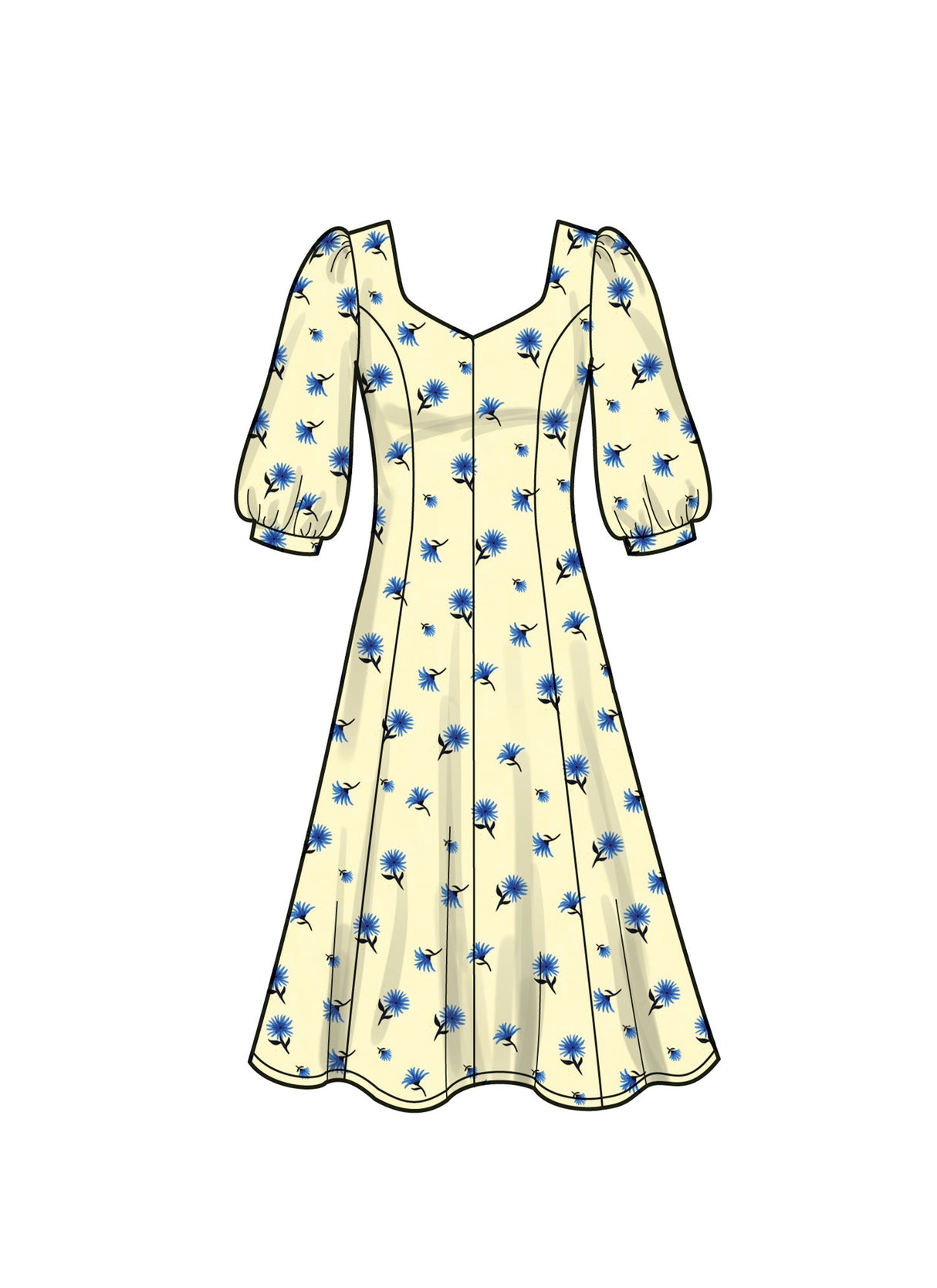 Patron New Look n°6776 – Robe avec variations de manches