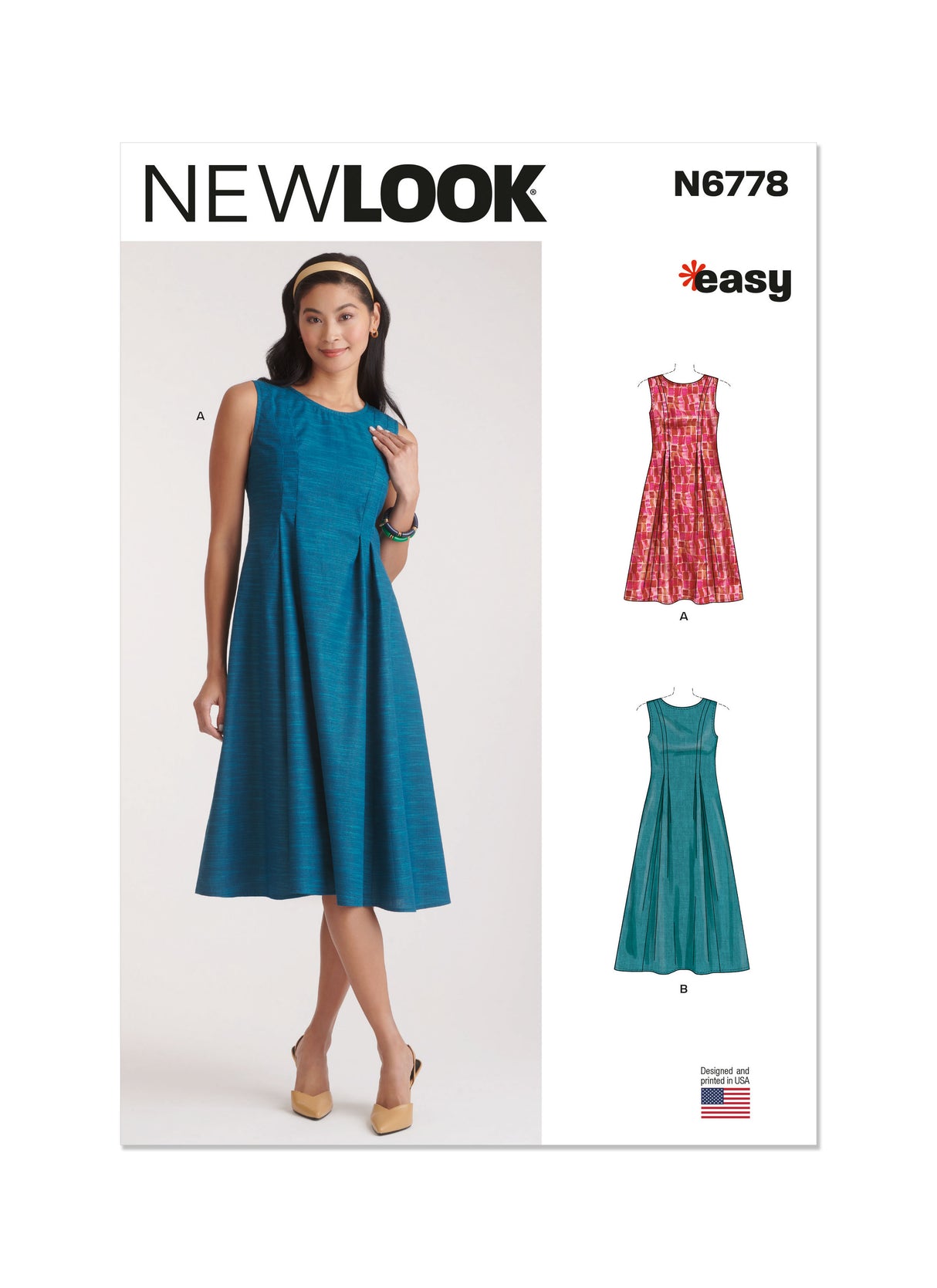 Patron New Look n°6778 – Robe en deux longueurs