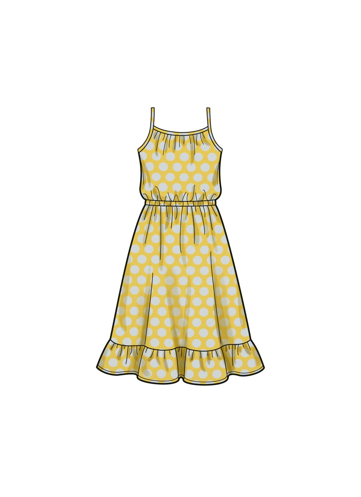 Patron New Look n°6783 – Combinaison et robe d'été pour enfants