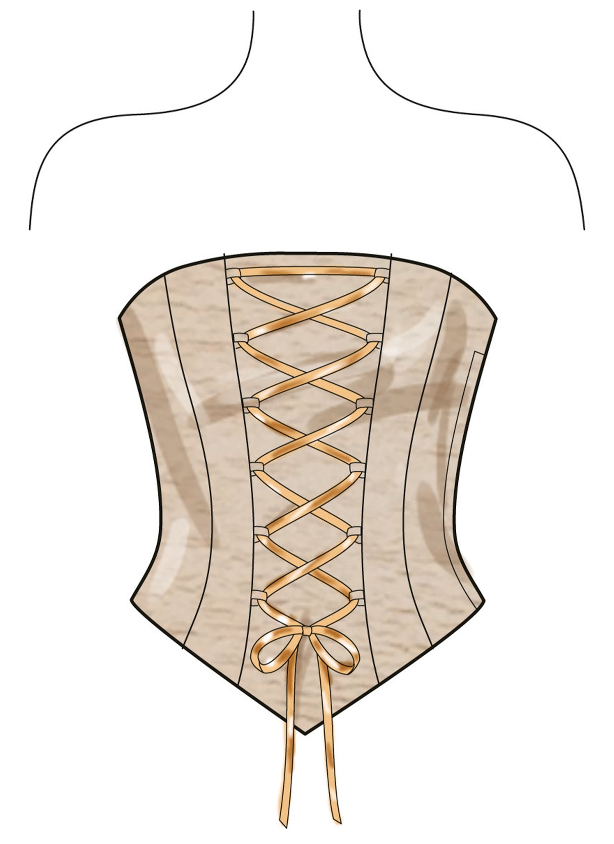Patron New Look n°6787 - Corset, pantalon et jupe pour un style audacieux
