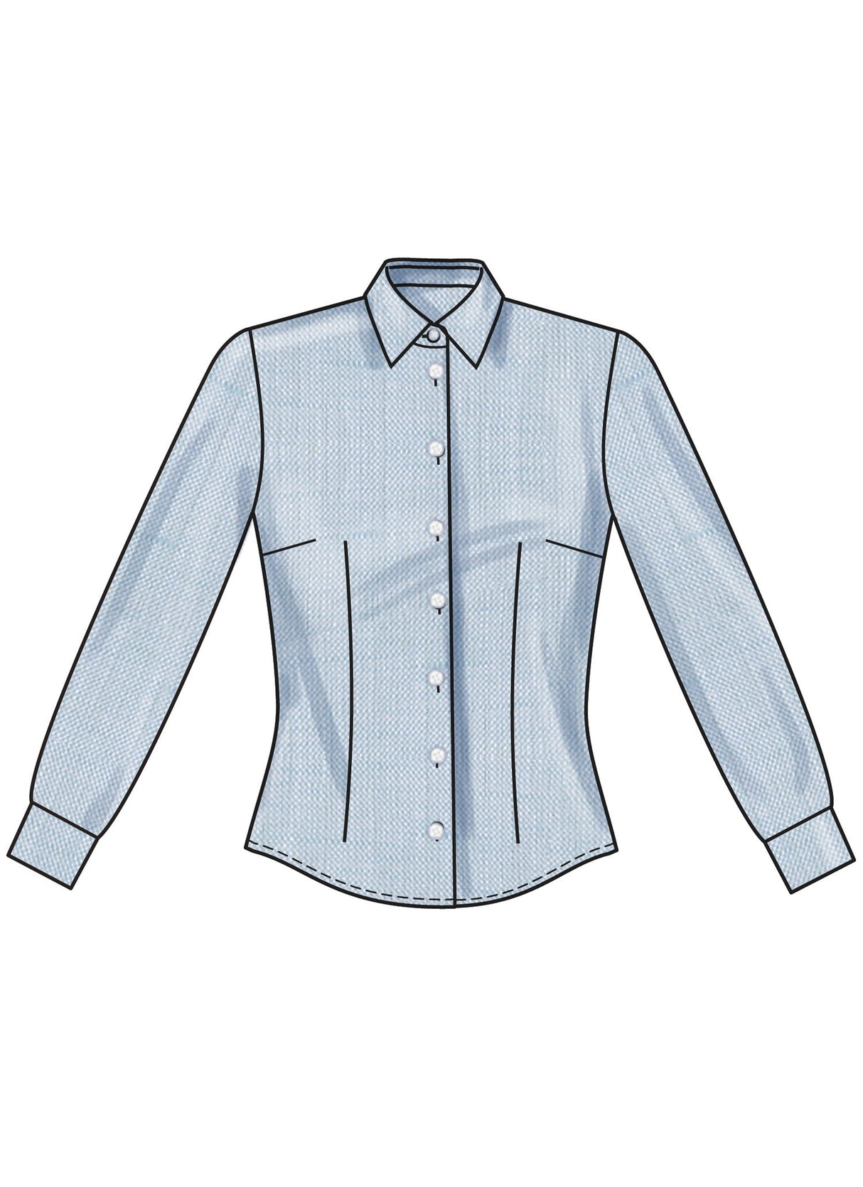 Patron New Look n°6790 - Hauts féminins avec variations de style